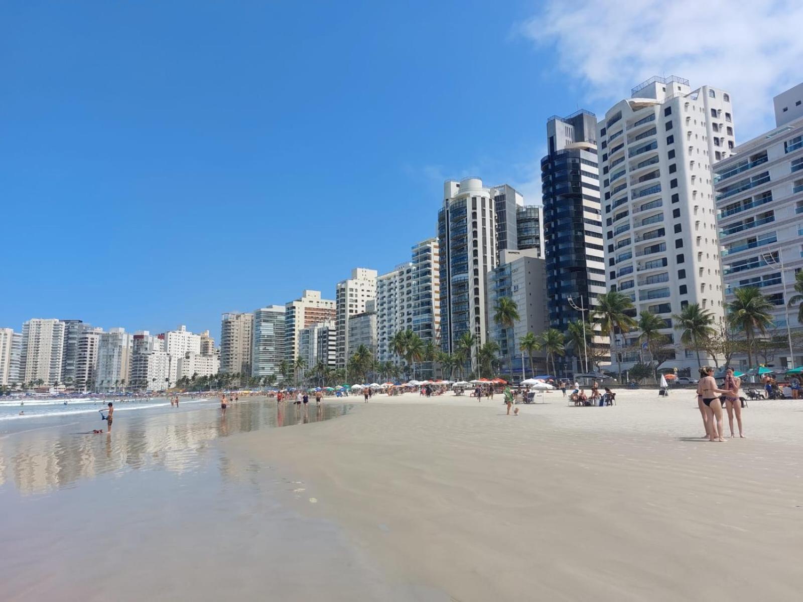 Apartamento Com Vista Mar 瓜鲁雅 外观 照片