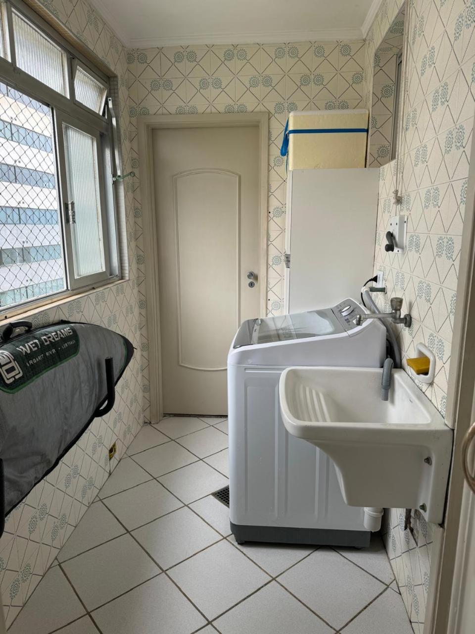 Apartamento Com Vista Mar 瓜鲁雅 外观 照片