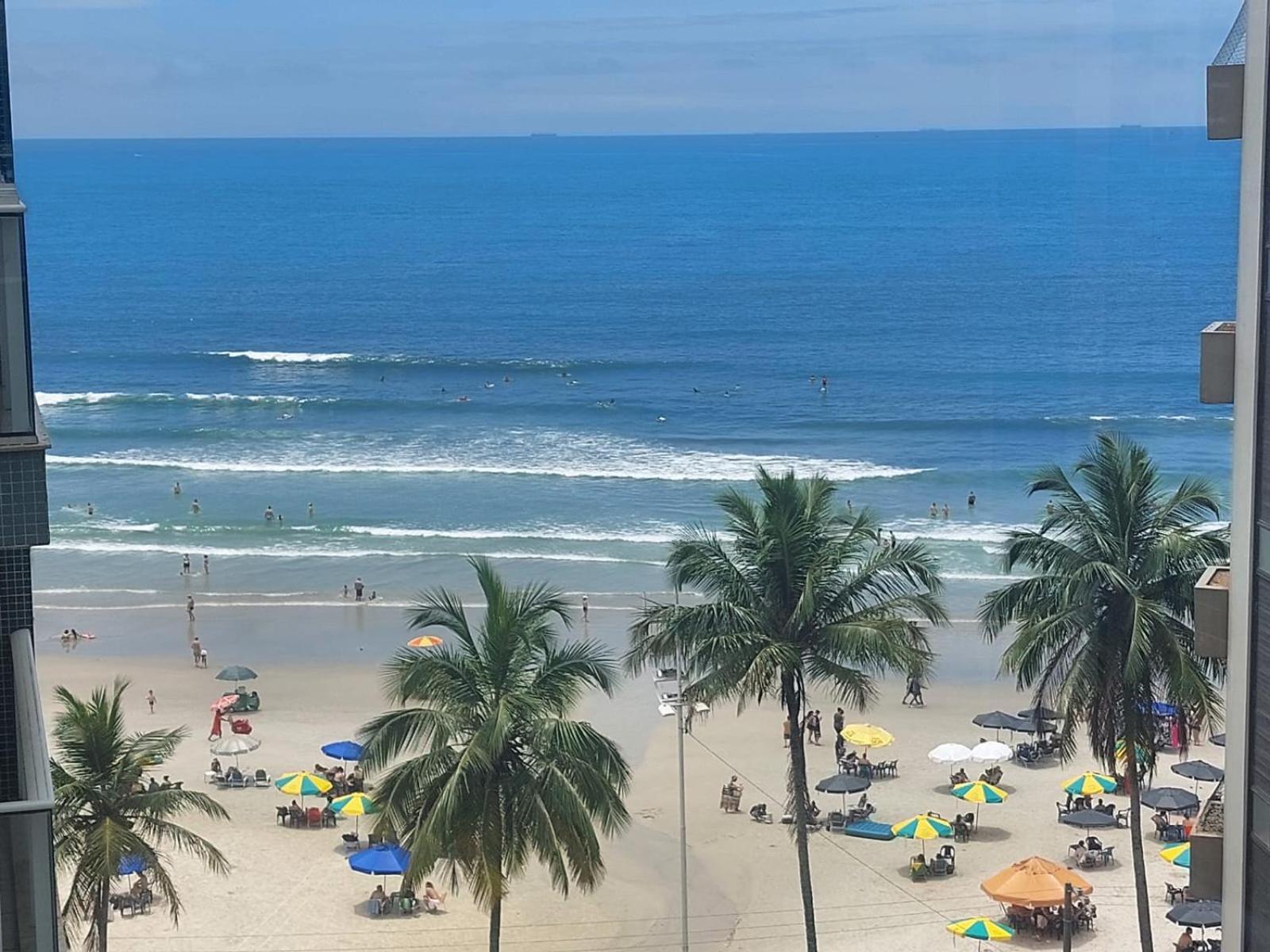 Apartamento Com Vista Mar 瓜鲁雅 外观 照片