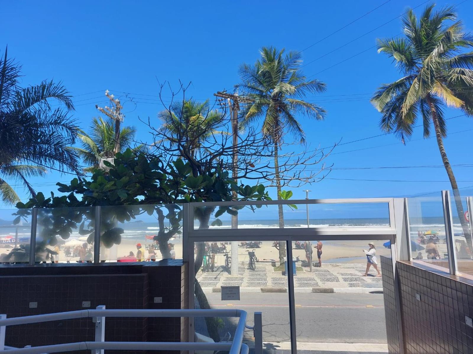 Apartamento Com Vista Mar 瓜鲁雅 外观 照片